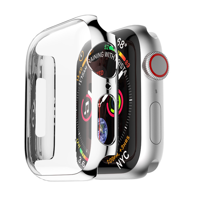 

Shocproof PC Smart Watch Case for Apple Watch Series 4 44mm - Silver, Apple Watch Series 4 44mm