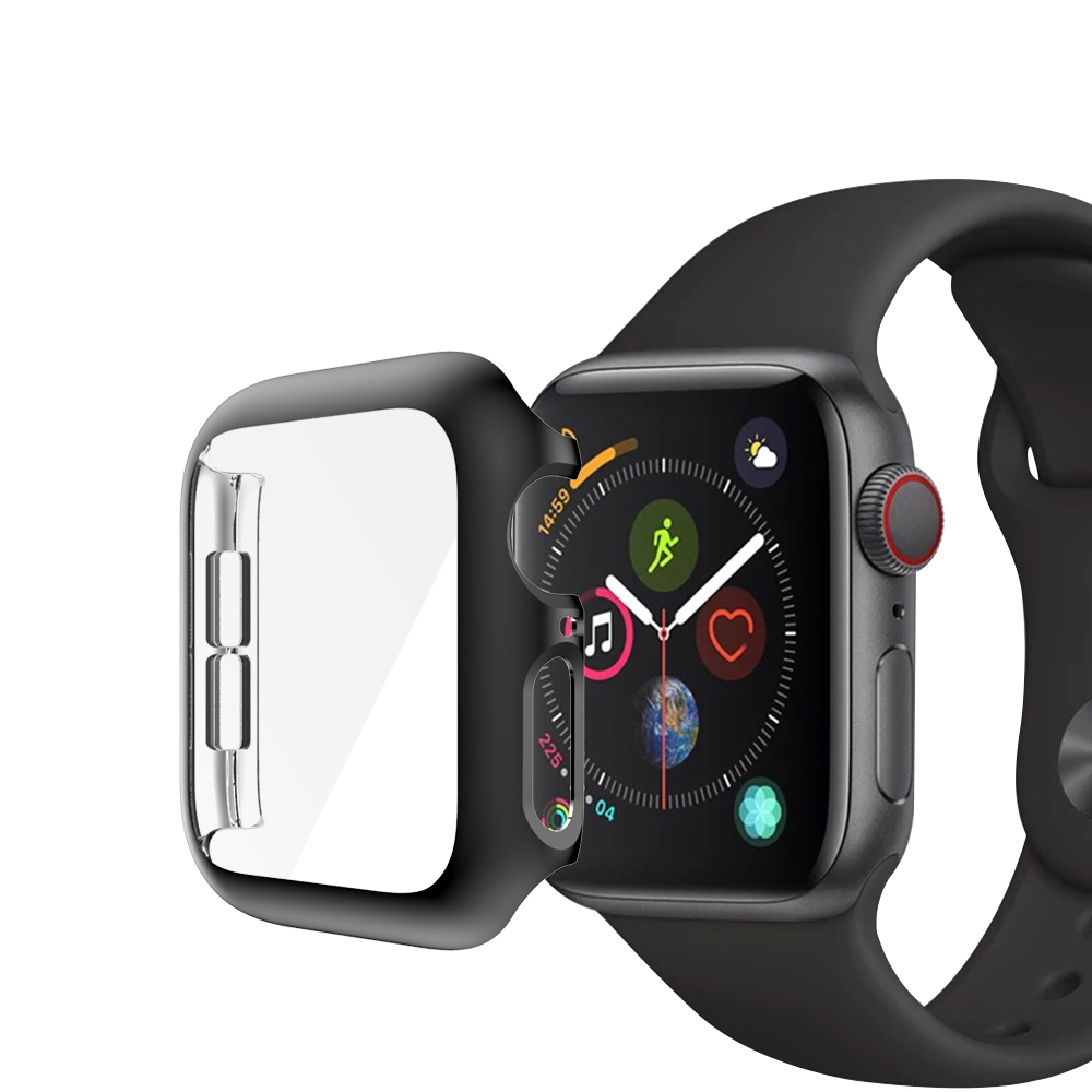 

All-round Protection Smart Watch PC Cover for Apple Watch Series 4 40mm - Black, Apple Watch Series 4 40mm