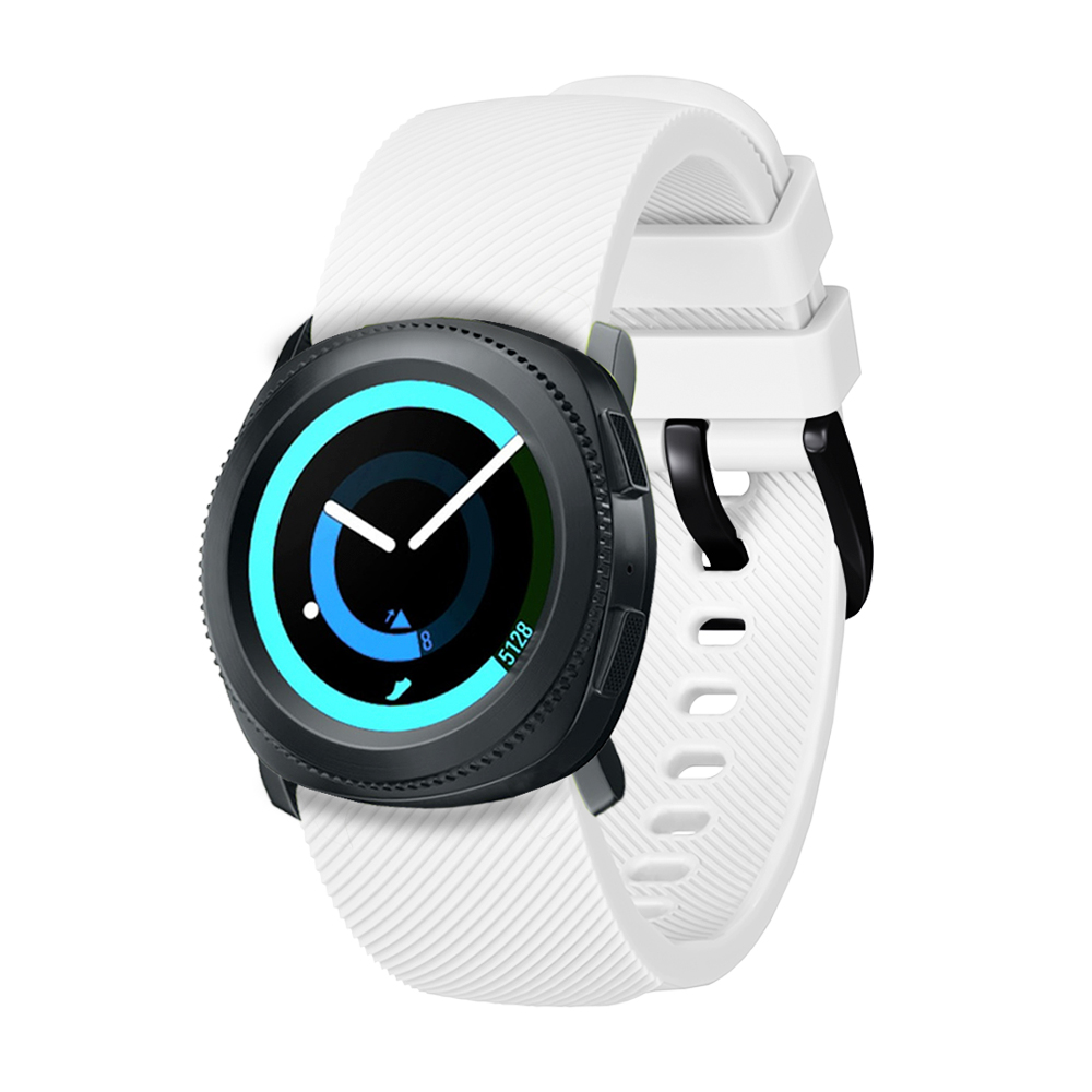 

TPU Watchband Strap Replacement for Samsung Gear Sport - White, Gear Sport