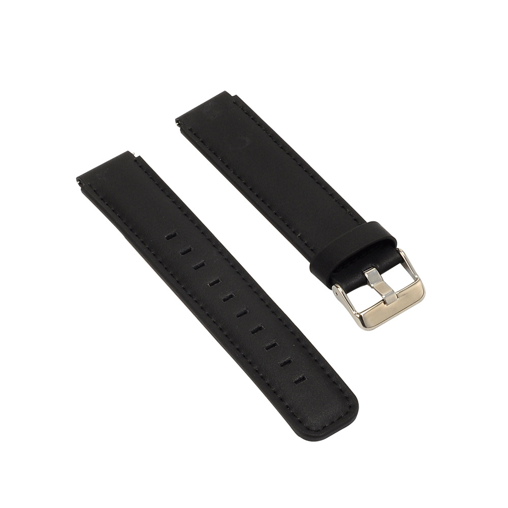 

18 Мм Натуральная Кожа Для Замены Кожи Band Для Huawei Talkband B5 - Чернить, Huawei TalkBand B5