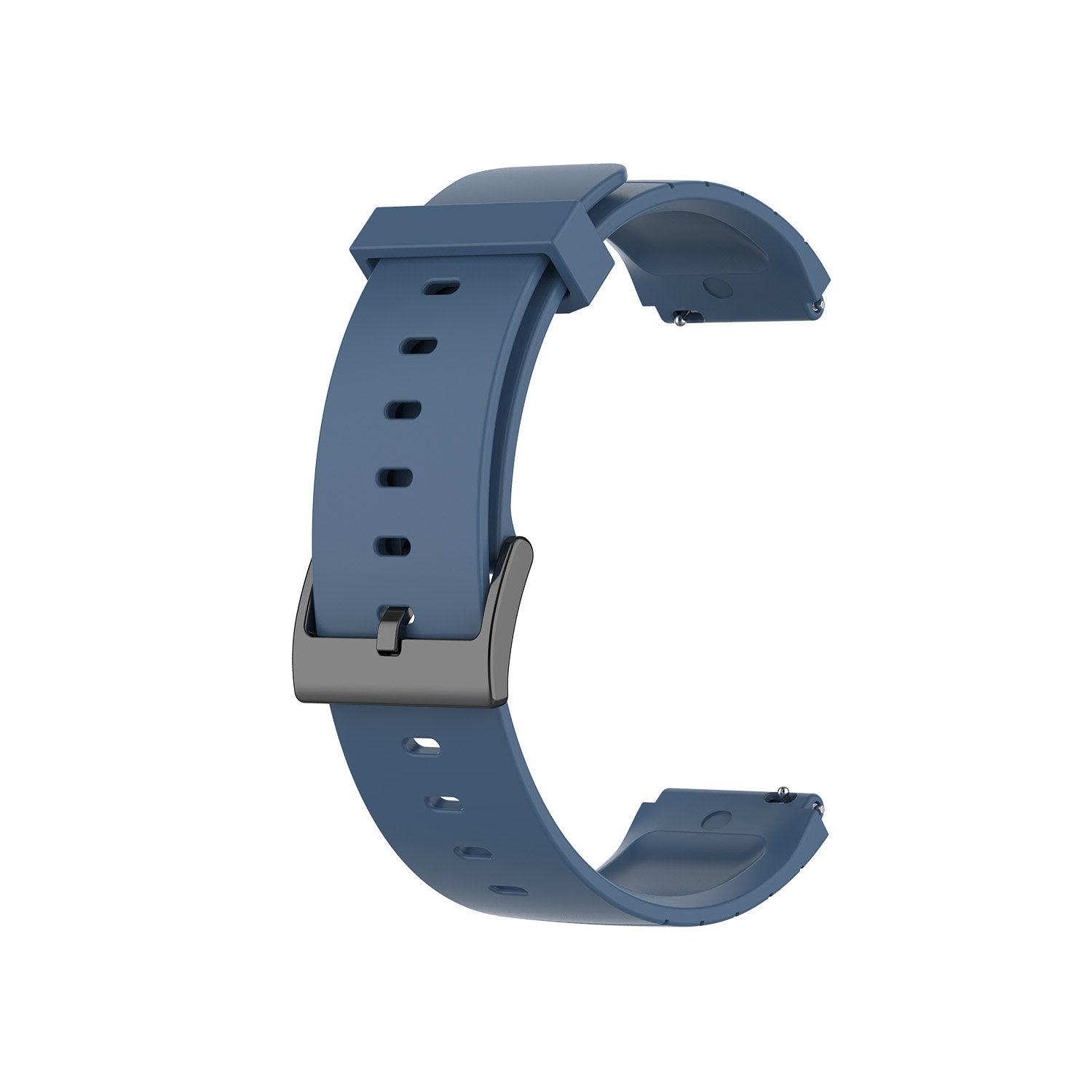 

18mm Silicone Wrist Strap Replacement for Xiaomi Mi Smart Watch - Blue, Xiaomi Mi Watch