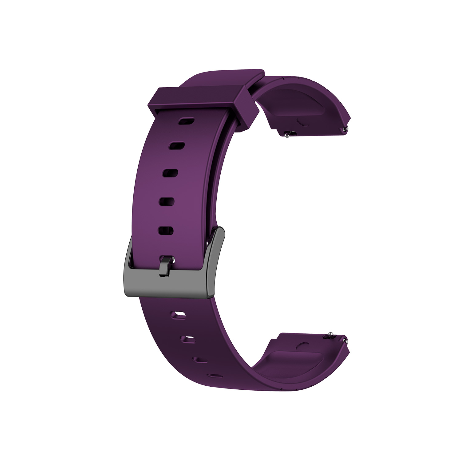 

Замена Силиконового Запястья на 18 мм Для Xiaomi Mi Smart Watch - Темно Фиолетовый, Xiaomi Mi Watch