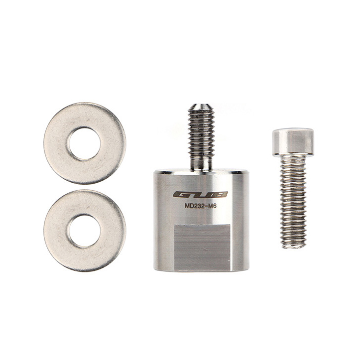 

GUB MD232 Fahrradspiegeladapter M6 6 mm Universelles Motorrad Fahrrad Fahrrad Rückspiegeladapterschraube Stahl Metall Metall