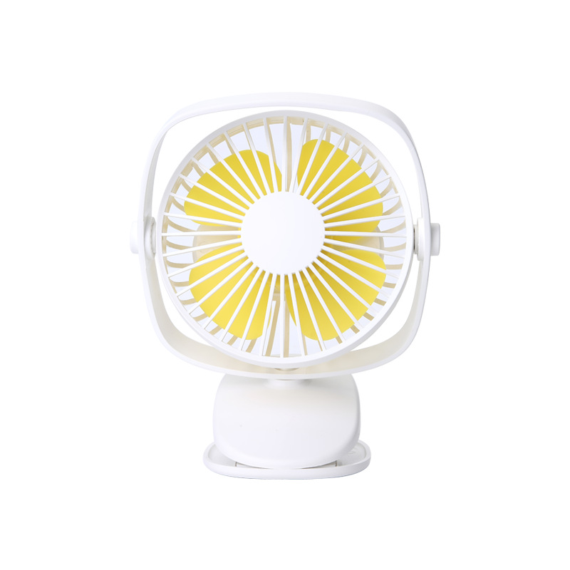 

Portable Handheld USB Rechargeable Cooling Fan 360° Rotatable Mini Clip Fan - White