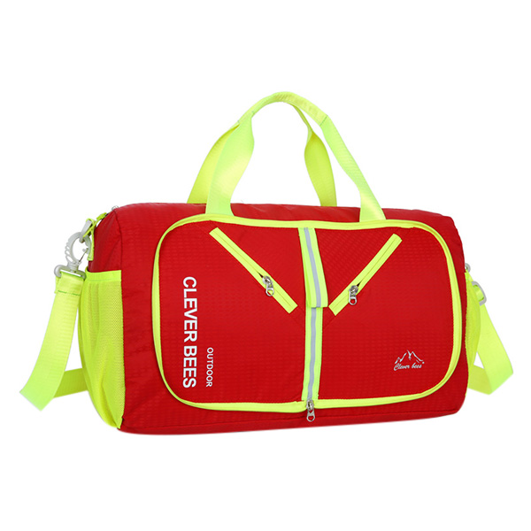 

CTSMART Модный Спортзал Спортивного Спортивного Багажа Travel Duffel Bag Для Женщин & Люди - Красный