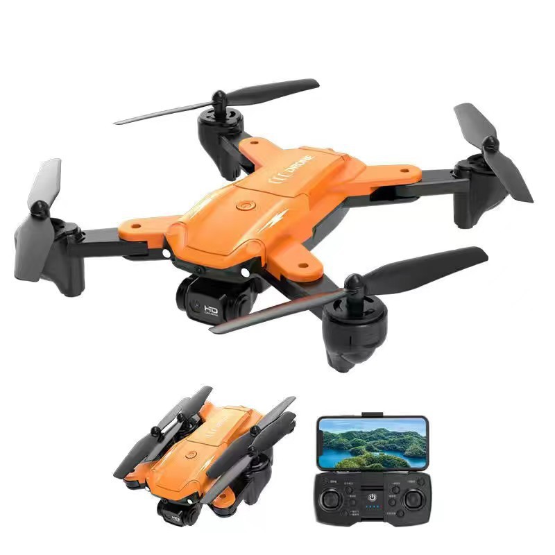 

S8 Intelligente Hindernisvermeidung Drohne Dual ESC HD Luftfotografie RC Flugzeugklappflugzeug Klappflugzeug - Orange