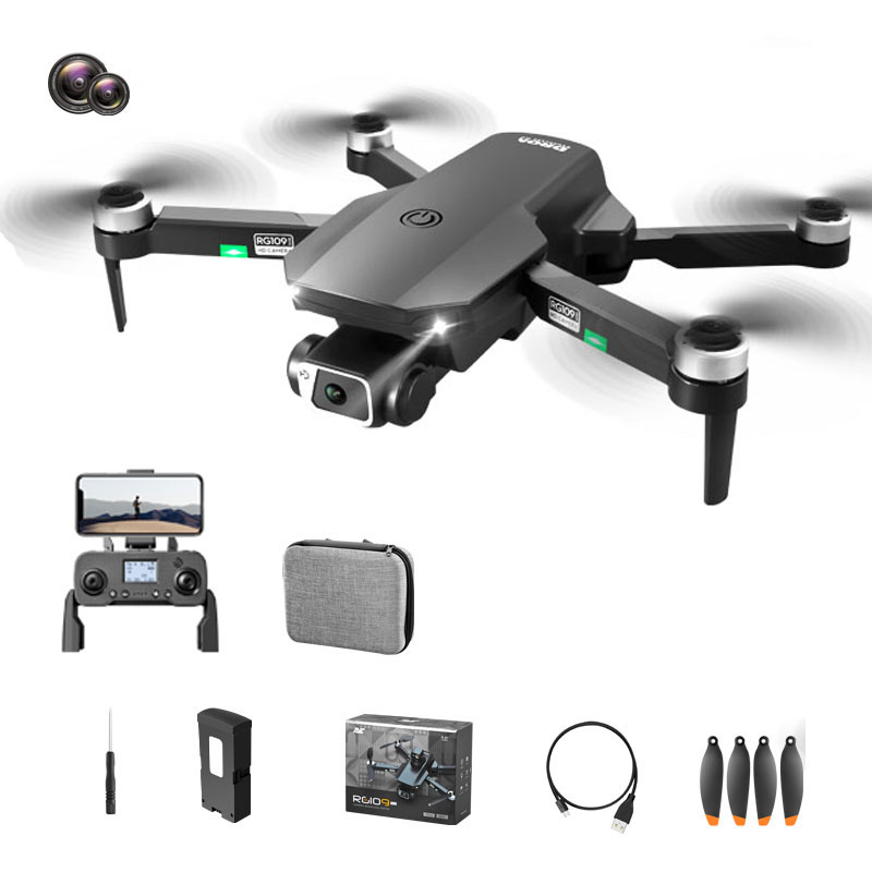 

RG109 Tragbares RC -flugzeug Optischer Strömungspositionierungsfalt -drohne -unterstützung GPS Intelligent Folgen Sie Für Luftfotografie - Schwarz