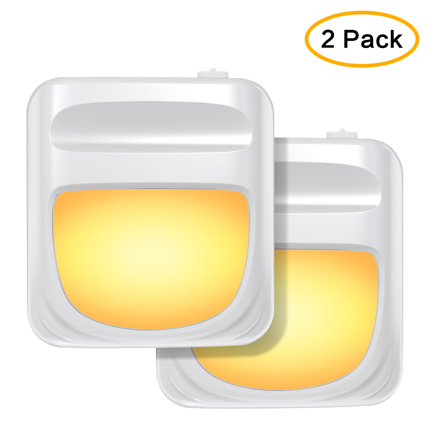 

2PCS/Pack 1636 Plug-in Night Light Dimmable LED Nightlight - CN Standard Plug