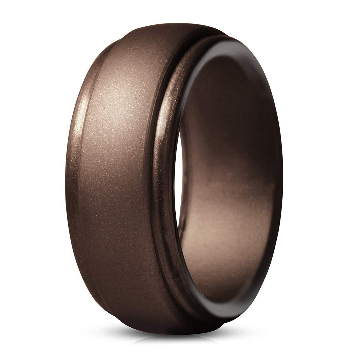 

Sportring Silicon Finger Ring Flexibles Ehering - Bronze / Größe: 14