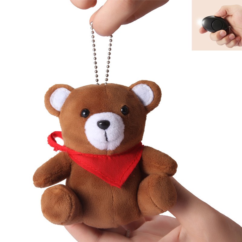 

Teddy Bear Игрушка Девушки Женщины Самооборона Будильник Подвеска Плюшевая Кукла
