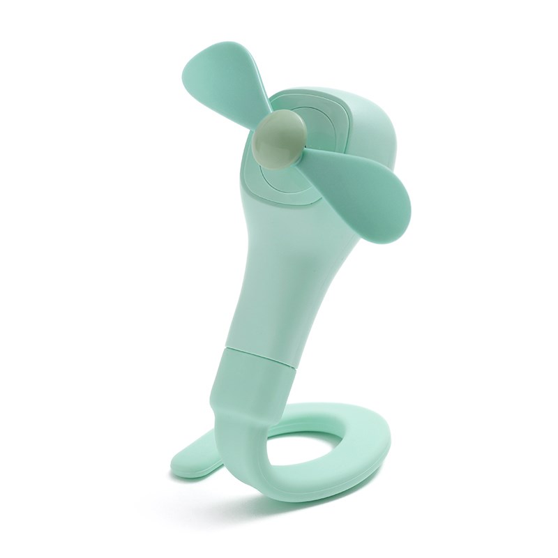 

Creative Mini Deformable Cooling Fan Portable USB Rechargeable Fan - Green