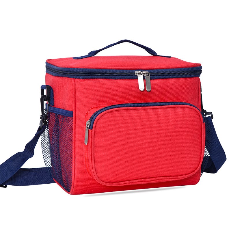 

Lunch Bag Insulated Lunch Box Soft Cooler Cooling Tote for Adult Men Women - Red