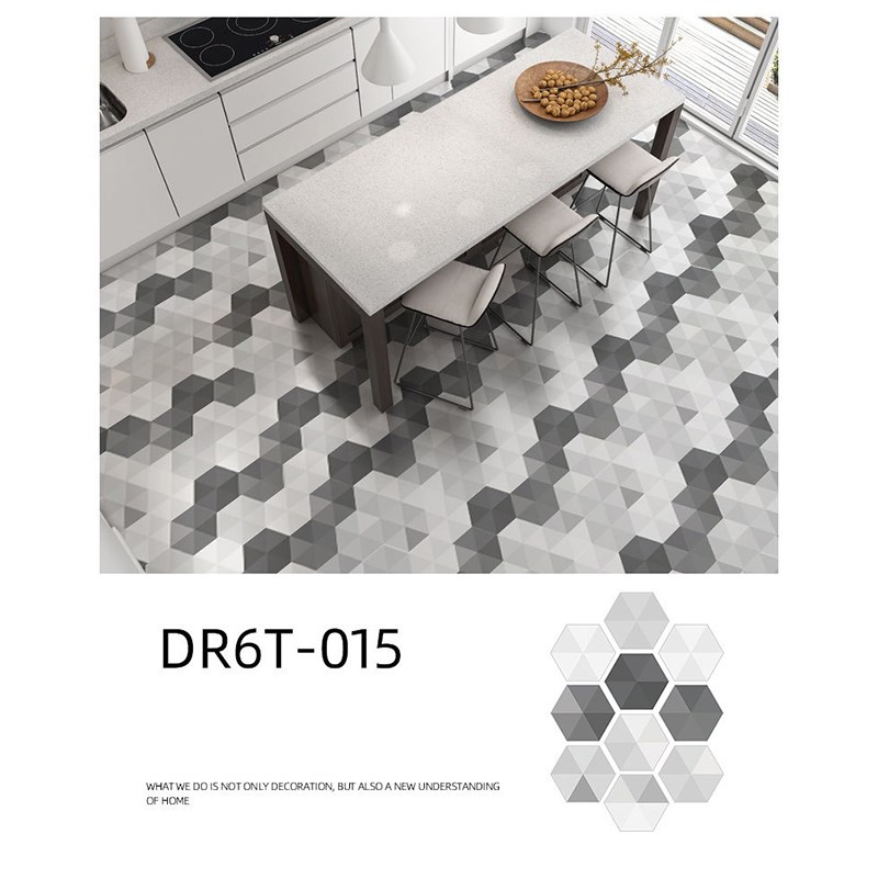 

10PCS/Set PVC Self-adhesive Wall Floor Sticker Decal DIY Wallpaper, Size: 20x23cm - T015