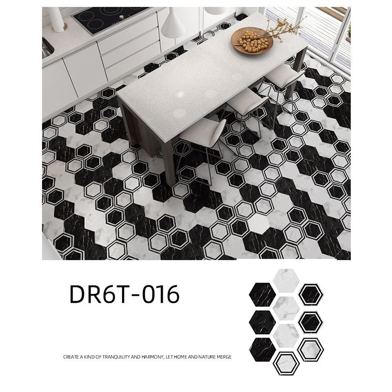 

10PCS/Set PVC Self-adhesive Wall Floor Sticker Decal DIY Wallpaper, Size: 20x23cm - T016