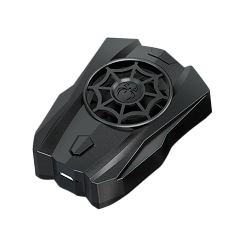 

Mobile Phone Cooler Radiator Cooling Fan Silent Stretchable Game Pad Fan Stand - Black