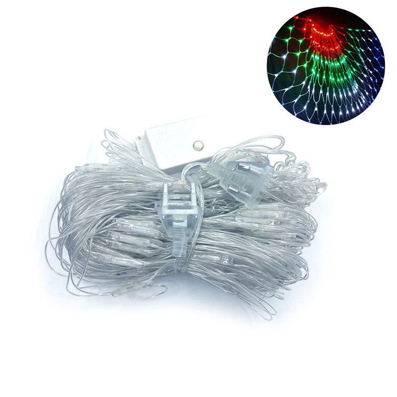

Peacock Fairy LED String Light 3m 428-LED Christmas Wedding Icicle Garland Light - US Plug