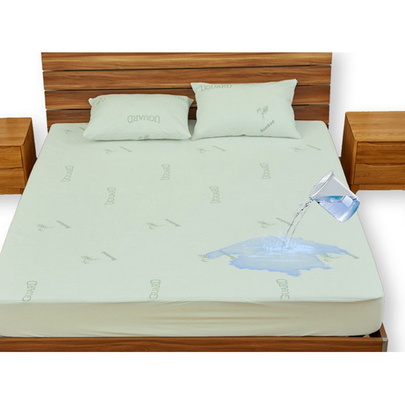 

IPARTS EXPERT Mattress Cover Quilted Fitted Mattress Pad Cover, Size: 71 x 132+25cm - Bamboo