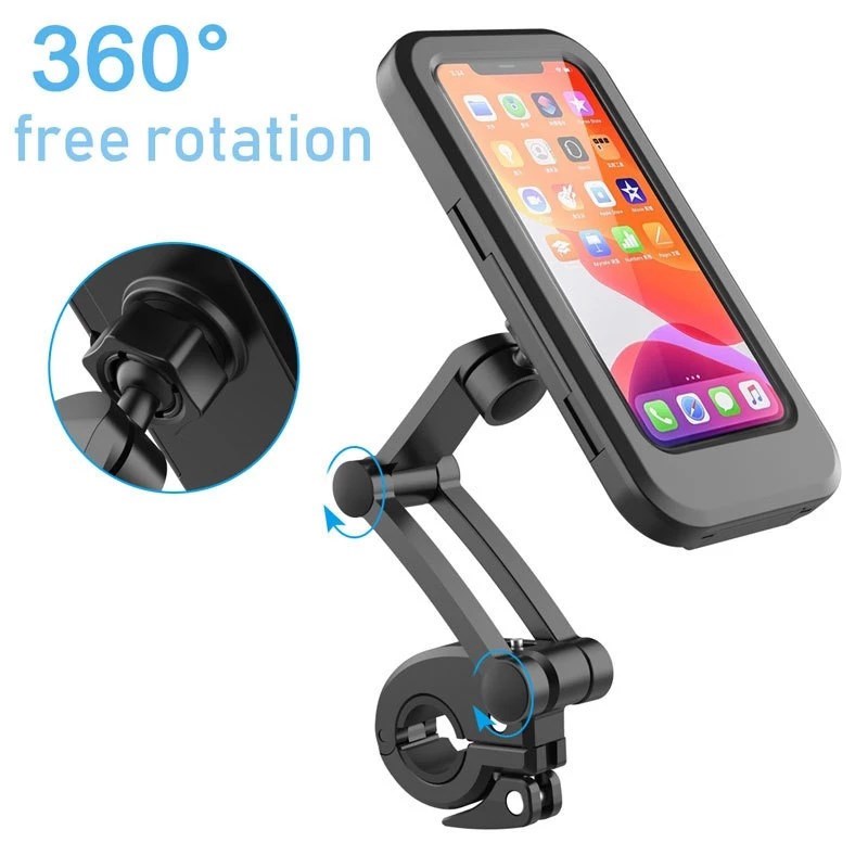 

Touchscreen Moto Fahrrad Telefonhalter Halter Wasserdichte Handyhülle