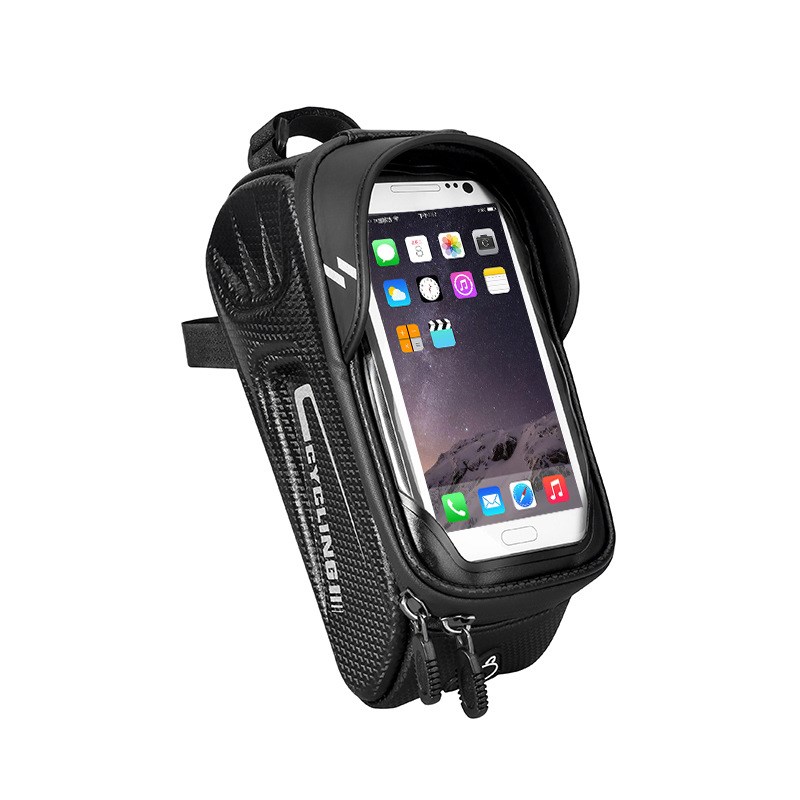 

Regensicherer Fahrradtasche 6,0 Zoll Touchscreen-Telefonhalter Front-Fahrradbeutel