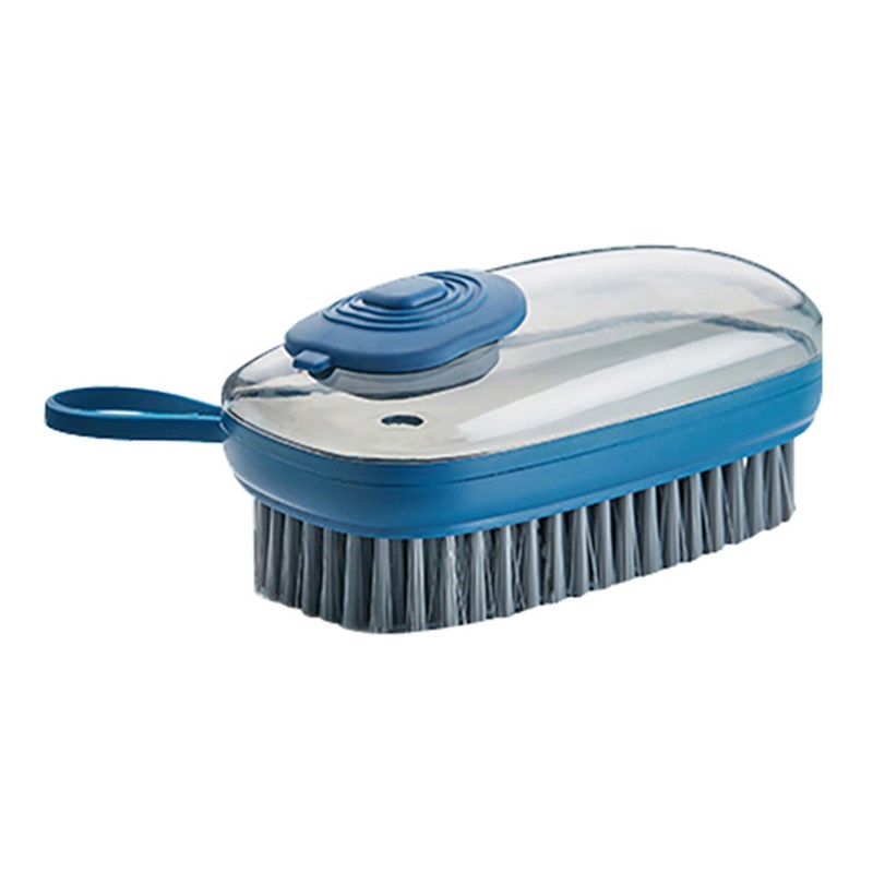 

Pot Washing Brush Automatic Liquid Addition Dish Cleaning Brush - Blue