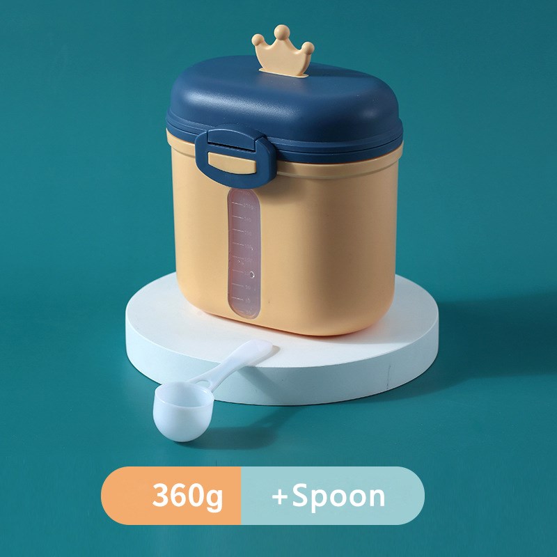 

Tragbare Baby-Formel-Dispenser-Milchpulver-Aufbewahrungsbox - Gelb / L.