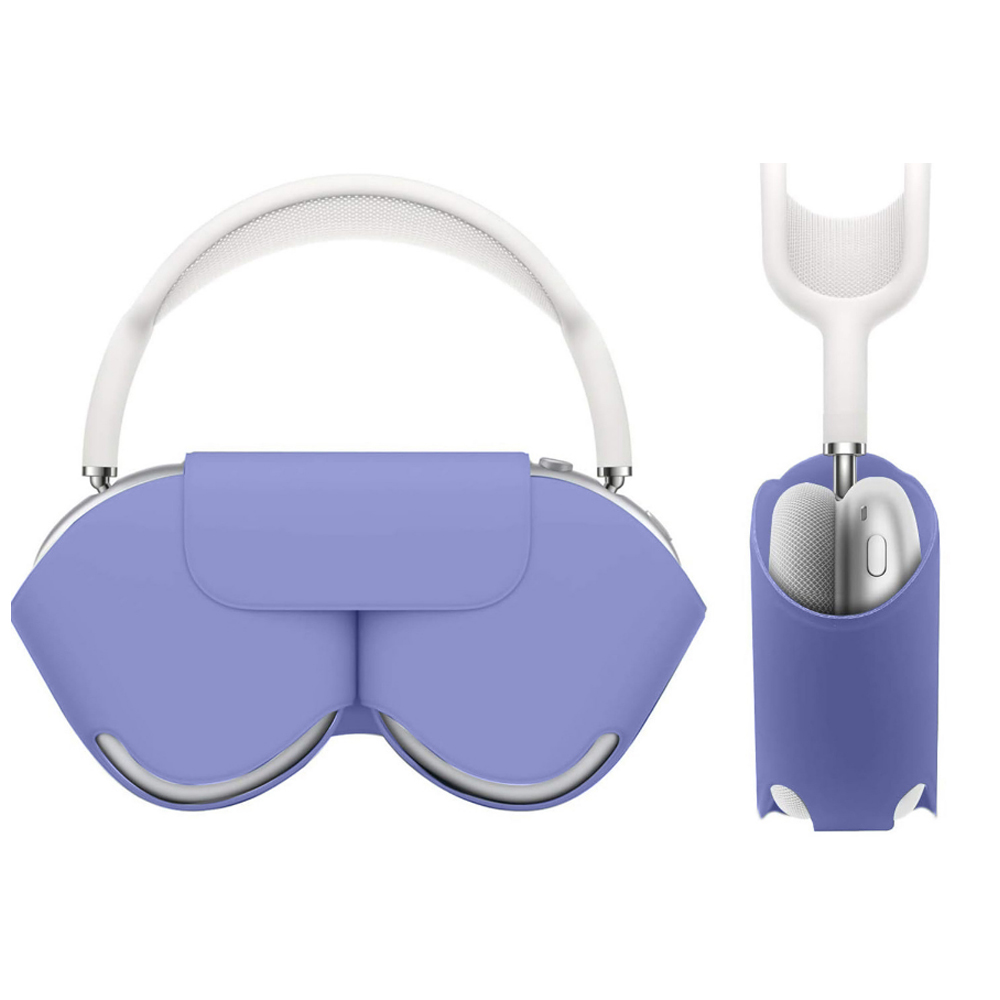 

For Apple Airpods Max Storage Bag Bluetooth Earphone Sleeve Case Anti-scratch Cover - Purple, AirPods Max