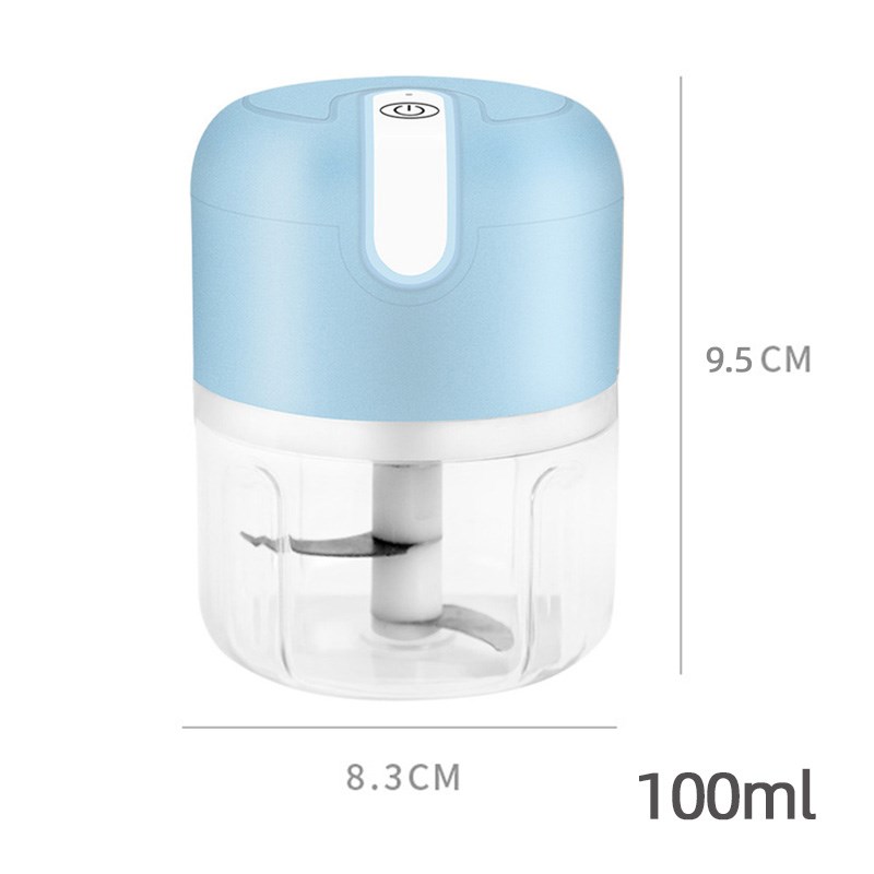

Mini USB Electric Chilic Masher Macher Chili Chili Mincer Кухонные Инструменты - Синий / 2-лезвие 100 Мл