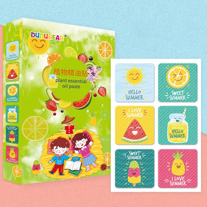 

72 Teile / Box Sommer Baby Erwachsene Kinder Anti-moskito Aufkleber Insekt Patches - Fröhlicher Sommer
