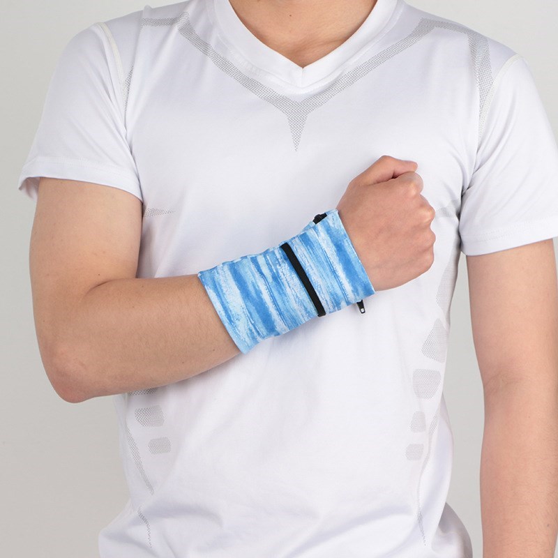 

Kleine Jogging -armband Für Handyschlüsselhülsenbeutel Laufsportbandband -gurthalter Beutel Gehäuse - Himmelblau, Universal