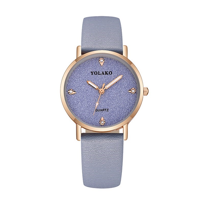 

Women's Watch 32mm Leather Strap Wrist Watch - Baby Blue