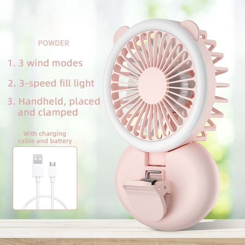 

Nackenlüfter Wiederaufladbares Clip-Fülllicht - Rosa