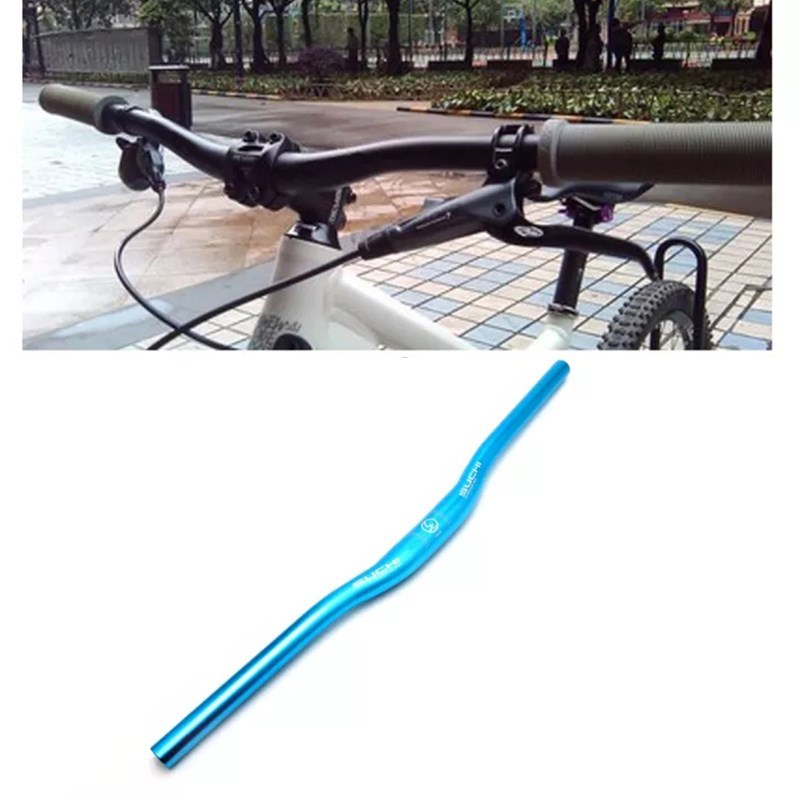 

Suchbahn-Mountainbike-Lenker 31,8 X 620mm Riser Bar Extra Langer Fahrradlenker - Blau