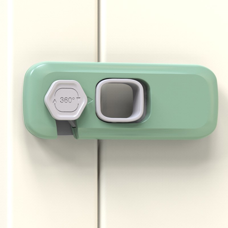 

Kind Baby Safety Lock Kind Schublade Schrankschloss Küche Safe Latch - Grün
