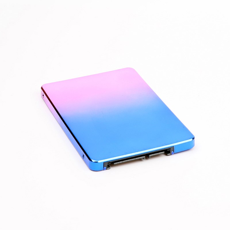 

Gradientenfarbe Externer SSD -festkörperantrieb - Blau/lila/16 gb