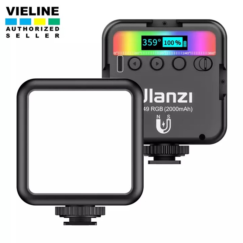 

Ulanzi VL49RGB Fotografie-Fülllicht 2500K-9000K RGB-LED-Kamera-Video-Lichtpanel