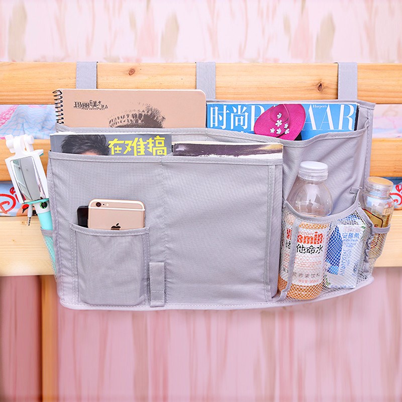 

Taschen Organizer Bettkorb Oxford Tuch Hängende Windel Aufbewahrungstasche - Grau