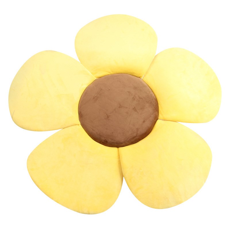 

Baby Badewanne Neugeborene Weiche Blumenkissen Matte Schwimmendes Kissen - Gelb