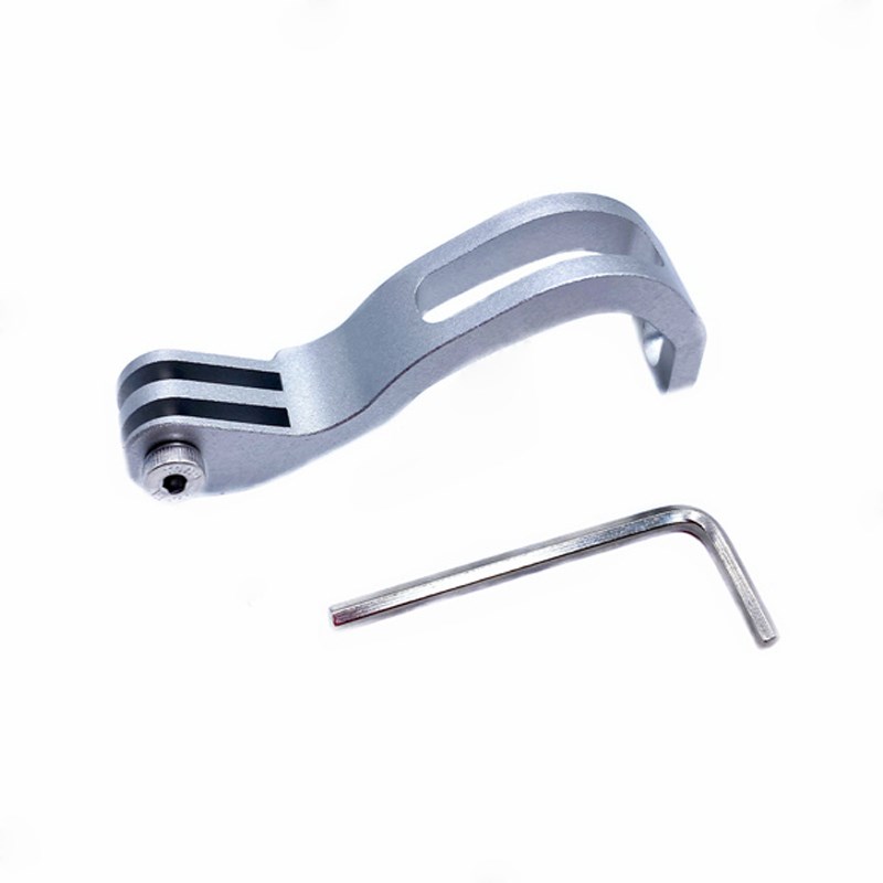 

Für Brompton Bike Light Bracket Folding Bicycle Taschenlampenlampenhalter - Silber/zum Falten Von Fahrrad