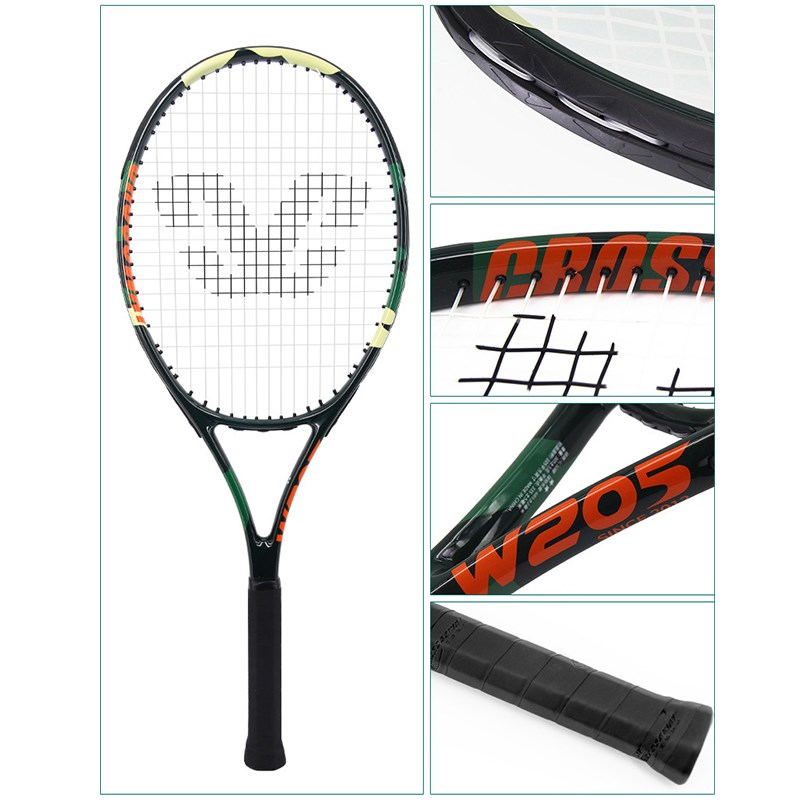 

Carbon-faser-tennisschläger Schockdes Leichter Tennisschläger Für Sport/training- Grün