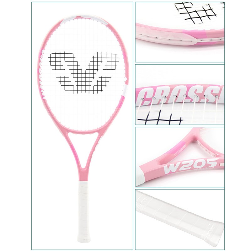 

Carbon-faser-tennisschläger Schockdes Leichter Tennisschläger Für Sport/training- Weiß