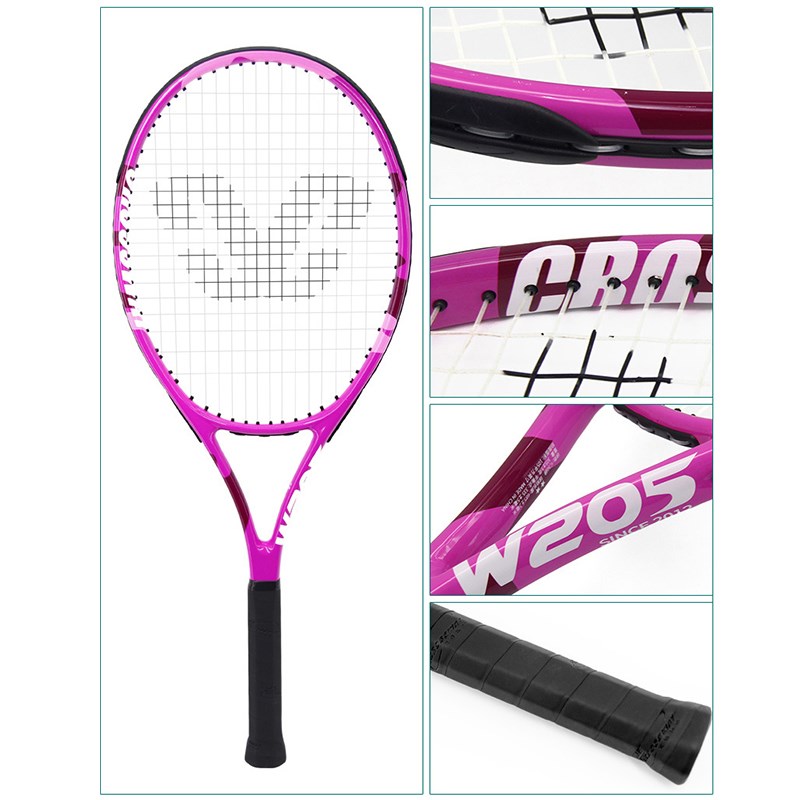 

Carbon-faser-tennisschläger Schockdes Leichter Tennisschläger Für Sport/training- Rose