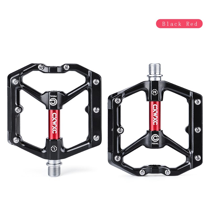 

1 Paar Mountainbike Pedal Rutschfeste BMX MTB Fahrradpedal - Schwarz Rot