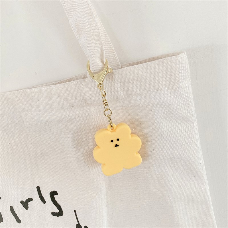 

For Apple AirTag Case Cookie Bear Tracker Cover - Yellow, AirTag