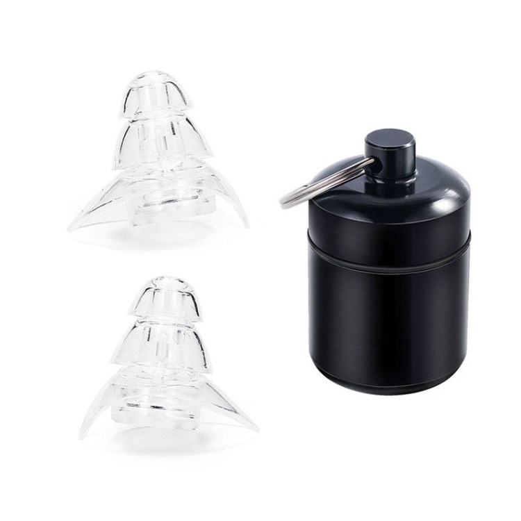 

1 Пара Высоких Фильтров High Fitelity Haullugs Earlugs Shooth Needue Case Для Music DJ (Certified Rosh 2.0 / FDA) - Белый