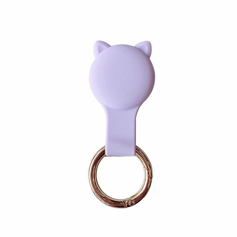 

For Apple AirTag Case Cover Cat Ear Tracker Protector - J/Gold Ring, AirTag