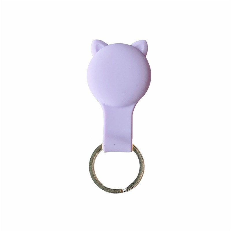 

Для Apple Airtag Case Cover Cat Ушной Трекер Protector - J / Silver Ring, AirTag
