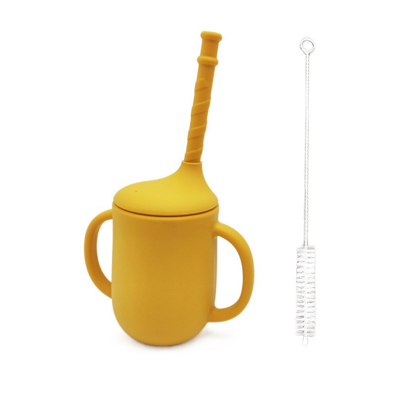 

Silikon Kleinkind Sippy Cup Mit Stroh Silicon Trainingstasse (ohne FDA -zertifikat) - Stil I