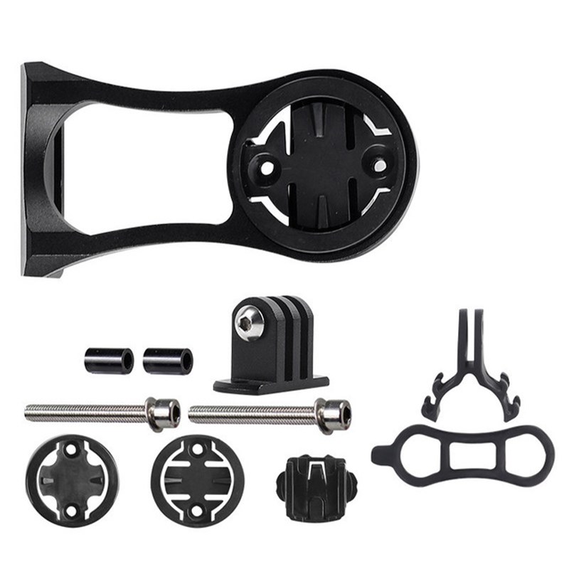 

Fahrrad-Computer-Mount-Bike-Licht-Stoppuhrhalter Für Garmin / Bryton / Cateye / Gopro - Schwarz