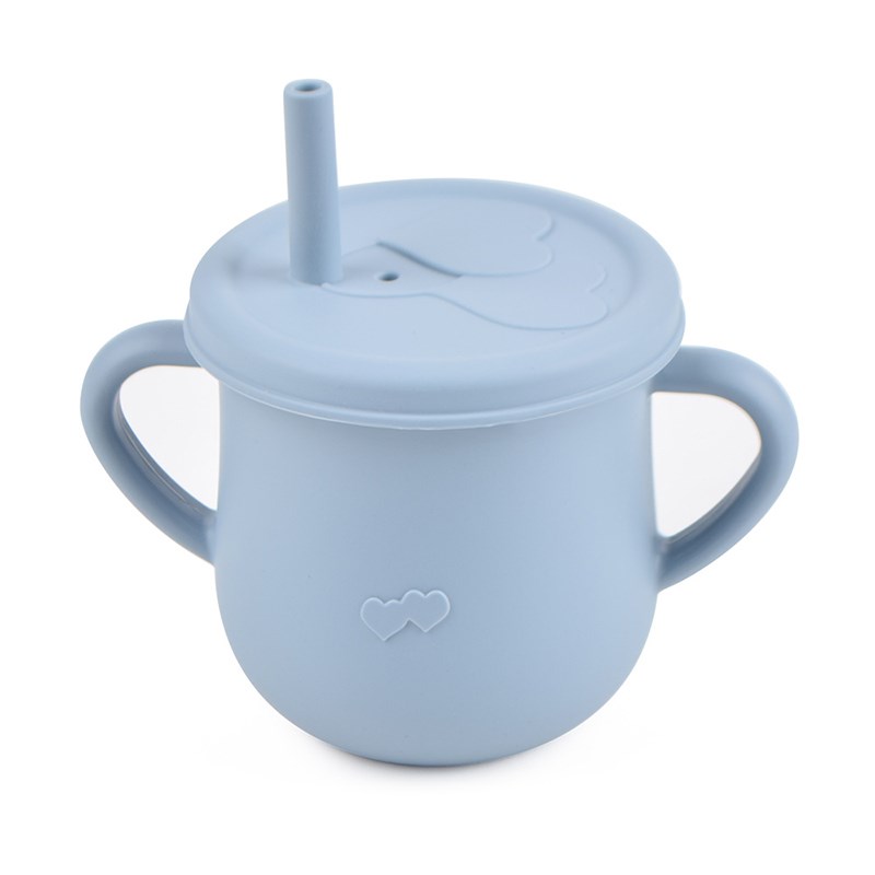 

Baby Kids Straw Cup Infant Sippy Cup Silikonwasserflasche (ohne FDA -zertifikat) - Stil B