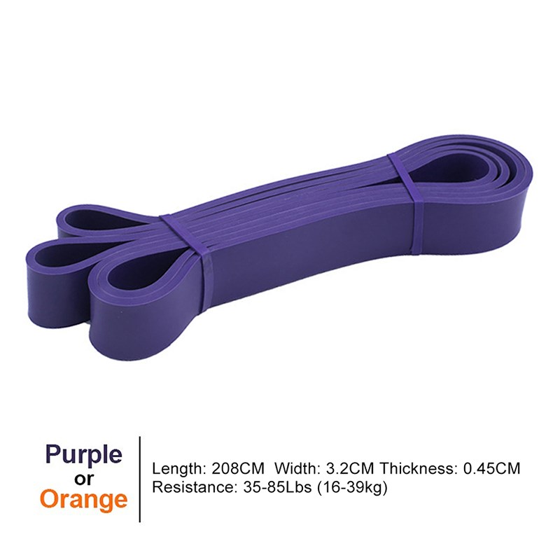 

Fitness -gummibänder Yoga Tape Elastic Loop Expander Für Crossfit -fitnessstudio -übungsstärke - Lila/gummi